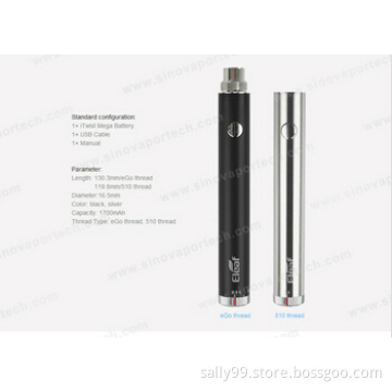 Original Itwist Mega 1700mah Eleaf/Ismoka Battery Itwist Mega Battery in Stock